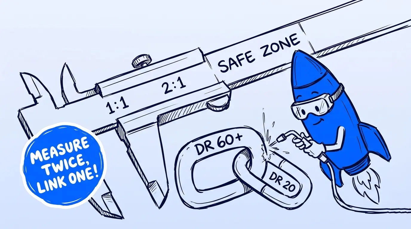 What Safe Reciprocal Link Ratios Look Like (The Complete Framework)