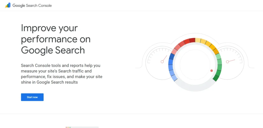 Google Search Console image promoting SEO tools to enhance search performance; relevant to link building software.