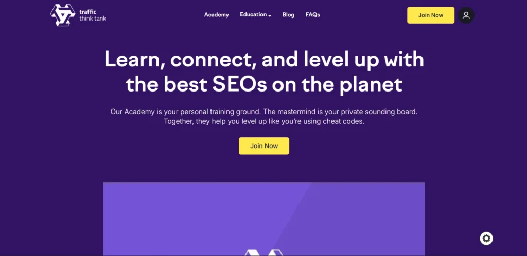 Join Slack Communities for SEO insights. Text: "Learn, connect, and level up with the best SEOs on the planet.